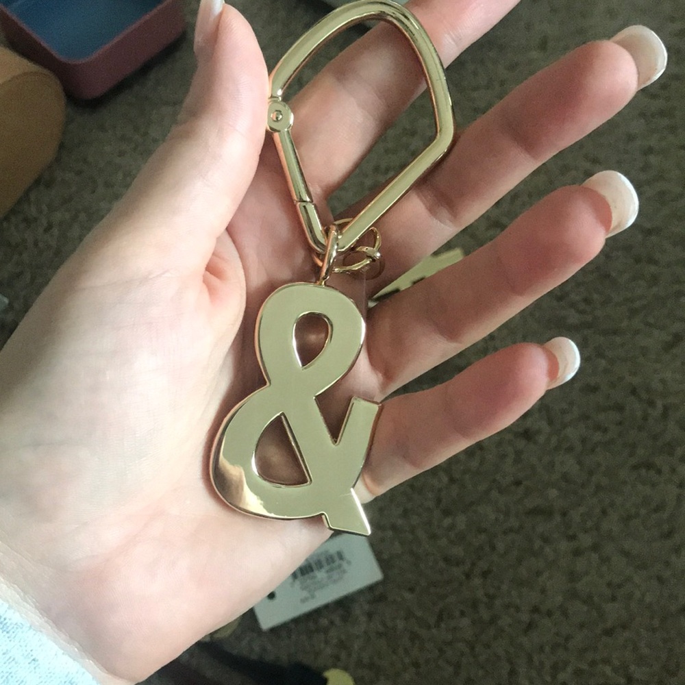 Fossil Ampersand “&” keychain